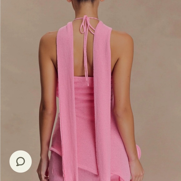 Meshki bright pink summer mini dress - Picture 2 of 3